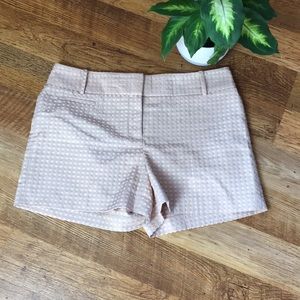 Loft- Marisa Pink Dot Casual Dress Shorts-Size 6